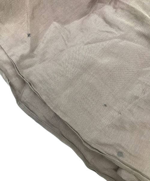 ANAYI（アナイ）ANAYI (アナイ) ライトローンティアードスカート ブラウン サイズ:38の古着・服飾アイテム