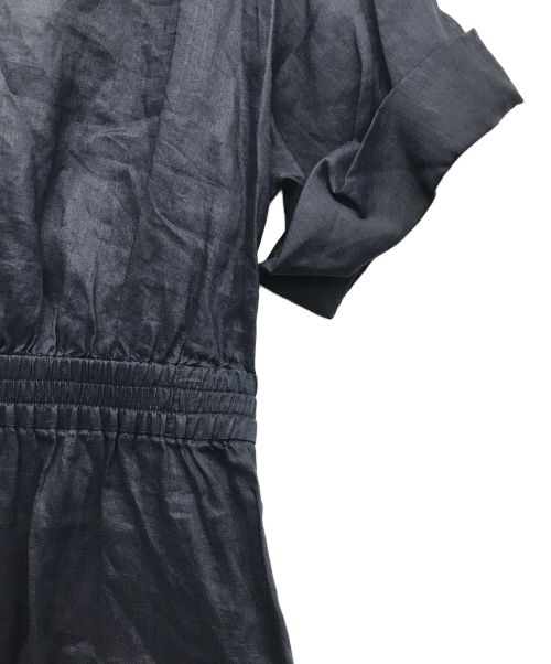 ANAYI（アナイ）ANAYI (アナイ) ラミーローンマキシワンピース ネイビー サイズ:36 未使用品の古着・服飾アイテム