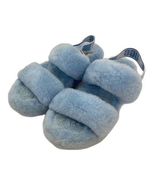 UGG（アグ）UGG (アグ) オーイヤーストラップサンダル ブルー サイズ:23の古着・服飾アイテム