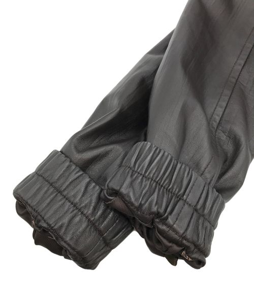 BALMAIN（バルマン）BALMAIN (バルマン) ラムレザージャケット ブラック サイズ:7の古着・服飾アイテム