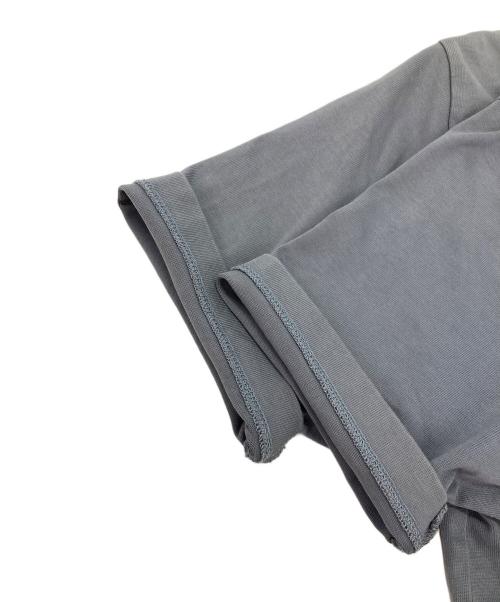 BATONER（バトナ―）BATONER (バトナ―) ハイカウント オーガニックコットンTシャツ グレー サイズ:1の古着・服飾アイテム