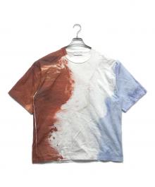 taupe（トープ）の古着「オーバープリントTEE」｜ホワイト