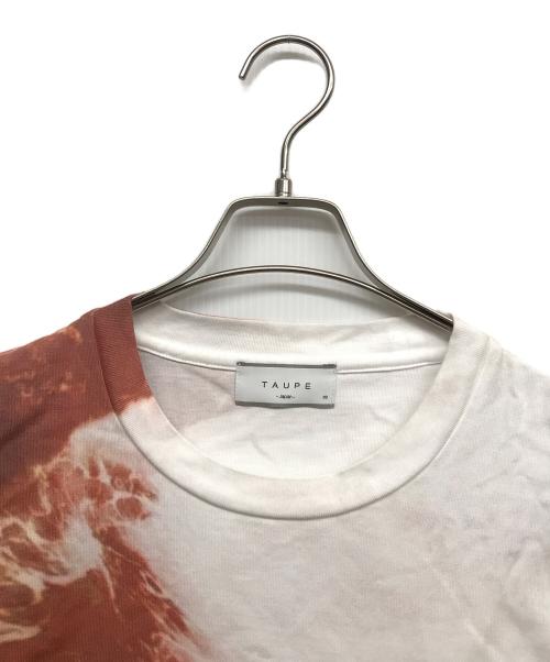 taupe（トープ）TAUPE (トープ) オーバープリントTEE ホワイト サイズ:03の古着・服飾アイテム