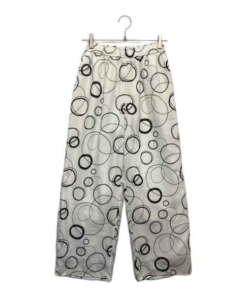 MARW UNITED ARROWS（マルゥ ユナイテッドアローズ）MARW UNITED ARROWS (マルゥ ユナイテッドアローズ) ドットイージーパンツ ホワイト サイズ:36の古着・服飾アイテム