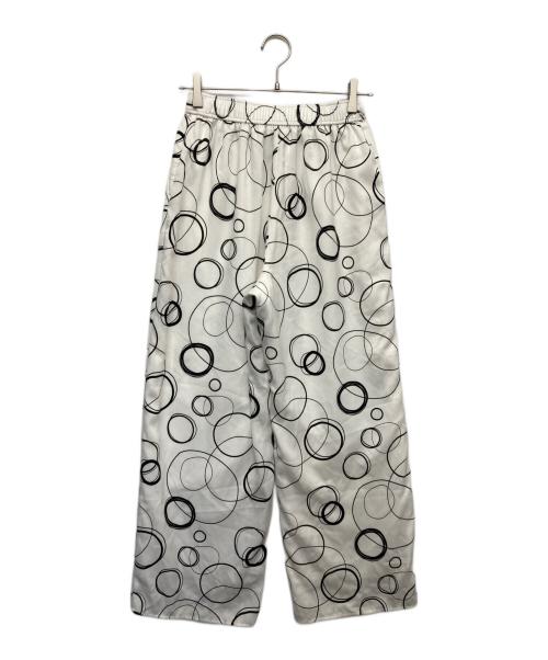 MARW UNITED ARROWS（マルゥ ユナイテッドアローズ）MARW UNITED ARROWS (マルゥ ユナイテッドアローズ) ドットイージーパンツ ホワイト サイズ:36の古着・服飾アイテム