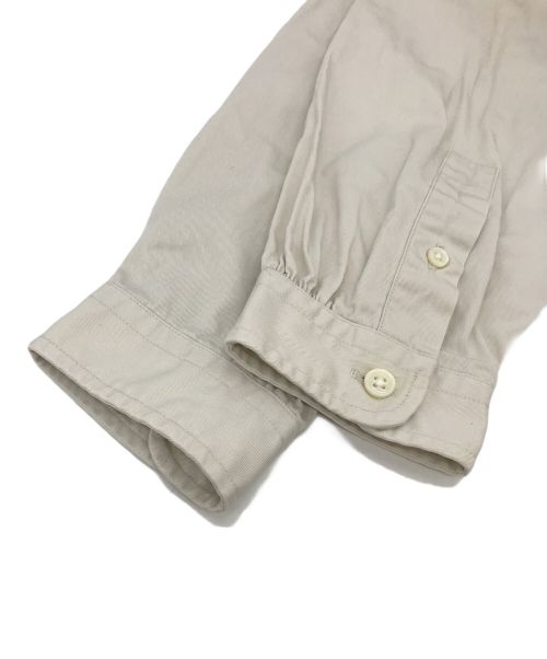 Gymphlex（ジムフレックス）Gymphlex (ジムフレックス) バンドカラーワンピース ホワイト サイズ:14の古着・服飾アイテム