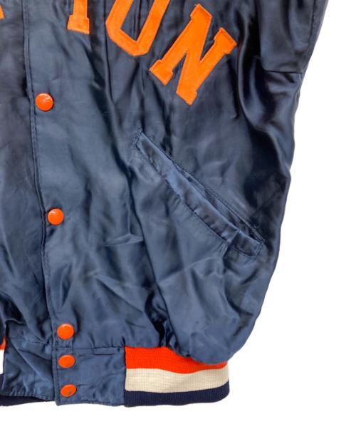 DeLong（デロング）DeLong (デロング) ナイロンスタジャン ネイビー サイズ:Mの古着・服飾アイテム