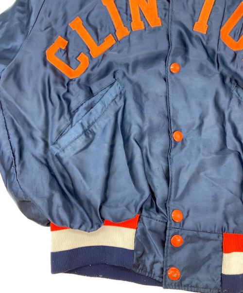 DeLong（デロング）DeLong (デロング) ナイロンスタジャン ネイビー サイズ:Mの古着・服飾アイテム