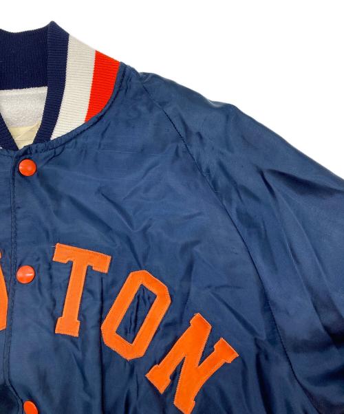 DeLong（デロング）DeLong (デロング) ナイロンスタジャン ネイビー サイズ:Mの古着・服飾アイテム