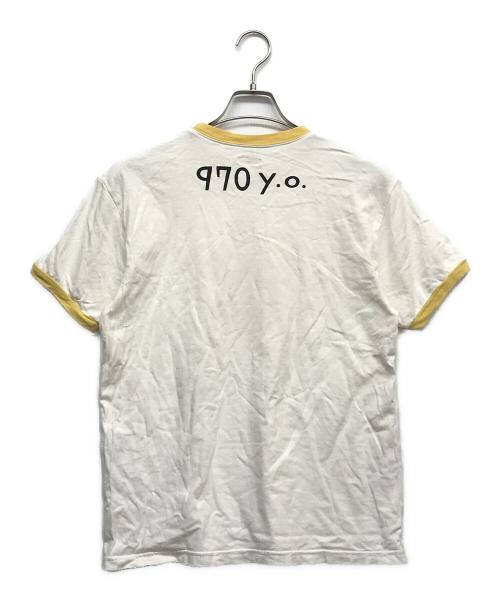 KAPITAL（キャピタル）KAPITAL (キャピタル) リンガーTシャツ ホワイト サイズ:2の古着・服飾アイテム