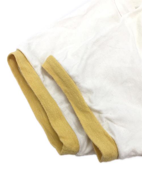 KAPITAL（キャピタル）KAPITAL (キャピタル) リンガーTシャツ ホワイト サイズ:2の古着・服飾アイテム