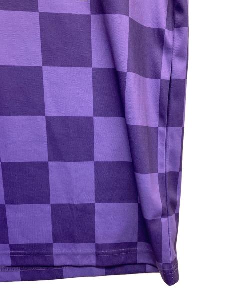 ANTI COUNTRY CLUB（アンタイ カントリー クラブ）ANTI COUNTRY CLUB (アンチカントリークラブ) balansa (バランサ) コラボゲームシャツ パープル サイズ:Lの古着・服飾アイテム