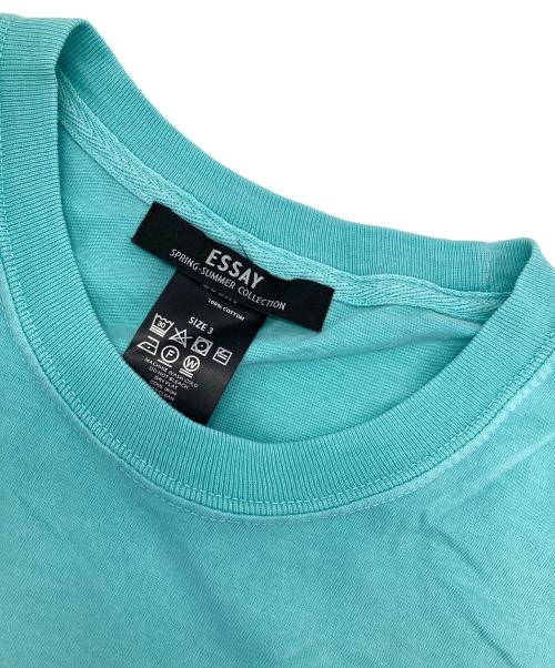 Essay（エッセイ）Essay (エッセイ) PIGMENT S/S T-SHIRT ブルー サイズ:3の古着・服飾アイテム