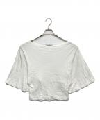 ETRE TOKYOエトレトウキョウ）の古着「BOXスリーブカットトップス」｜ホワイト