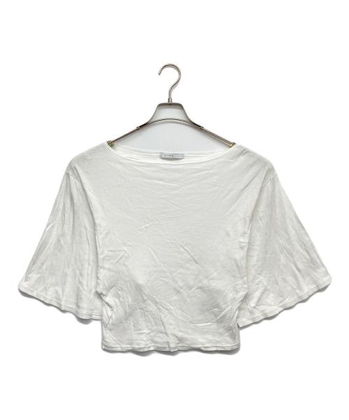 ETRE TOKYO（エトレトウキョウ）ETRE TOKYO (エトレトウキョウ) BOXスリーブカットトップス ホワイト サイズ:Fの古着・服飾アイテム