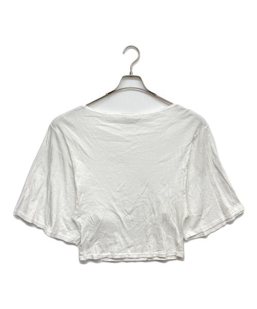 ETRE TOKYO（エトレトウキョウ）ETRE TOKYO (エトレトウキョウ) BOXスリーブカットトップス ホワイト サイズ:Fの古着・服飾アイテム