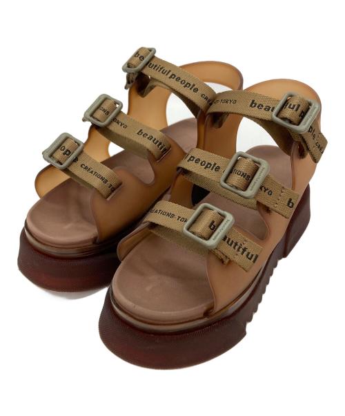 beautiful people（ビューティフルピープル）beautiful people (ビューティフルピープル) サンダル ブラウン サイズ:1の古着・服飾アイテム