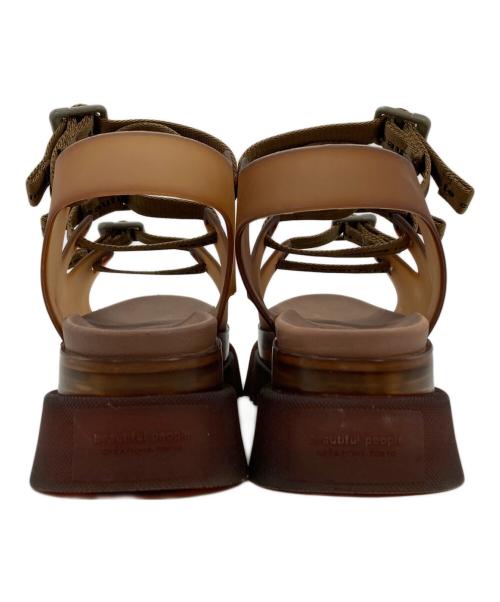 beautiful people（ビューティフルピープル）beautiful people (ビューティフルピープル) サンダル ブラウン サイズ:1の古着・服飾アイテム