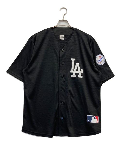 Fanatics（ファナティクス）Fanatics (ファナティクス) ベースボールシャツ ブラック サイズ:MEDIUMの古着・服飾アイテム