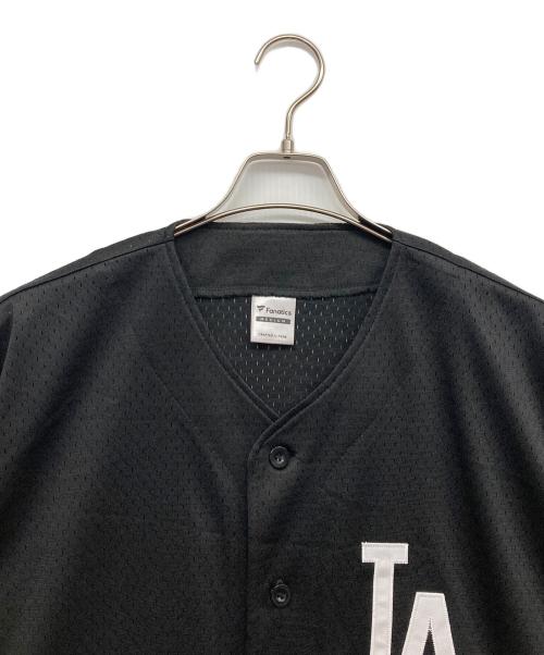 Fanatics（ファナティクス）Fanatics (ファナティクス) ベースボールシャツ ブラック サイズ:MEDIUMの古着・服飾アイテム