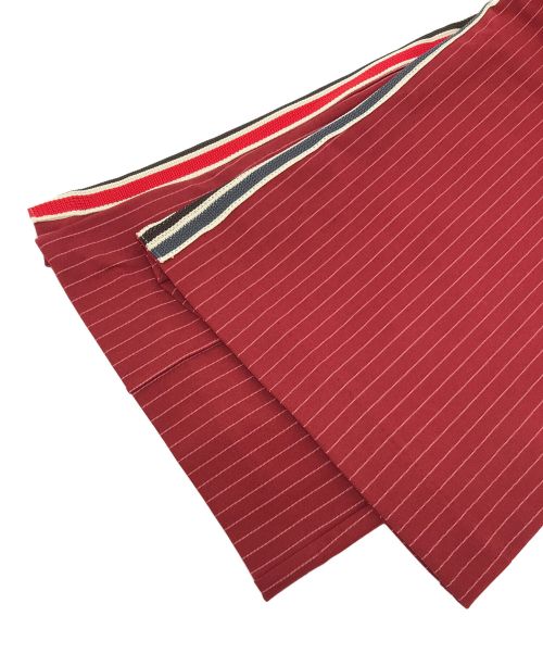 MAISON SPECIAL（メゾンスペシャル）MAISON SPECIAL (メゾンスペシャル) Side Line Jersey Straight Pants レッド サイズ:38の古着・服飾アイテム