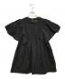 BORDERS AT BALCONY（ボーダーズアットバルコニー）の古着「半袖ブラウス」｜ブラック