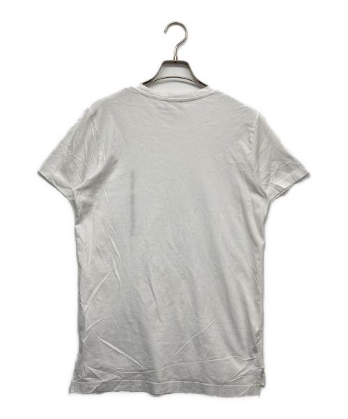 DIESEL（ディーゼル）DIESEL (ディーゼル) ポケット ロゴ刺繍 エンブロイダリーTシャツ ホワイト サイズ:Sの古着・服飾アイテム