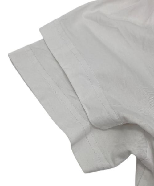 DIESEL（ディーゼル）DIESEL (ディーゼル) ポケット ロゴ刺繍 エンブロイダリーTシャツ ホワイト サイズ:Sの古着・服飾アイテム