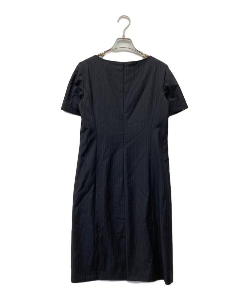 Paul Stuart（ポールスチュアート）Paul Stuart (ポールスチュアート) ワンピース ネイビー サイズ:6の古着・服飾アイテム