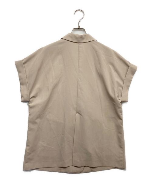 green label relaxing（グリーンレーベルリラクシング）green label relaxing (グリーンレーベルリラクシング) S/Sジャケット ベージュ サイズ:Lの古着・服飾アイテム