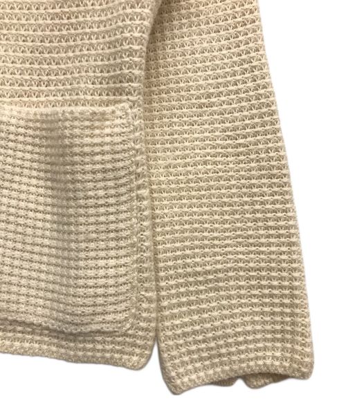 BluBre（ブルブレ）BluBre (ブルブレ) ニットジャケット ホワイト サイズ:Sの古着・服飾アイテム