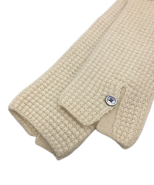 BluBre（ブルブレ）BluBre (ブルブレ) ニットジャケット ホワイト サイズ:Sの古着・服飾アイテム