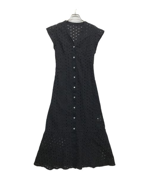 fiolily（フィオリリー）fiolily (フィオリリー) レースノースリーブワンピース ブラック サイズ:FREEの古着・服飾アイテム