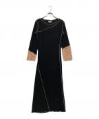 PRIVEVEプリヴェヴェ）の古着「THE PLEATS MELLOW DRESS」｜ブラック