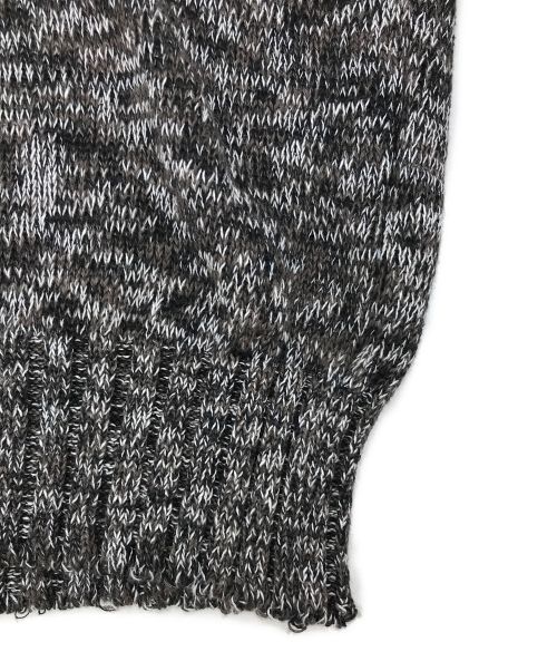 Settefili Cashmere（セッテフィーリ カシミア）Settefili Cashmere (セッテフィーリ カシミア) リネンブレンドカーディガン ブラック サイズ:44の古着・服飾アイテム