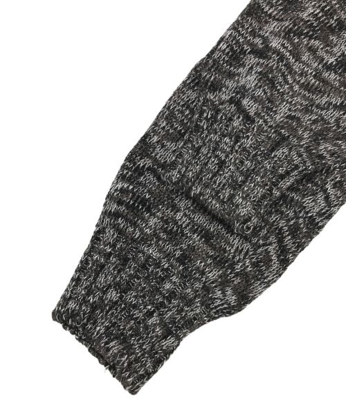 Settefili Cashmere（セッテフィーリ カシミア）Settefili Cashmere (セッテフィーリ カシミア) リネンブレンドカーディガン ブラック サイズ:44の古着・服飾アイテム