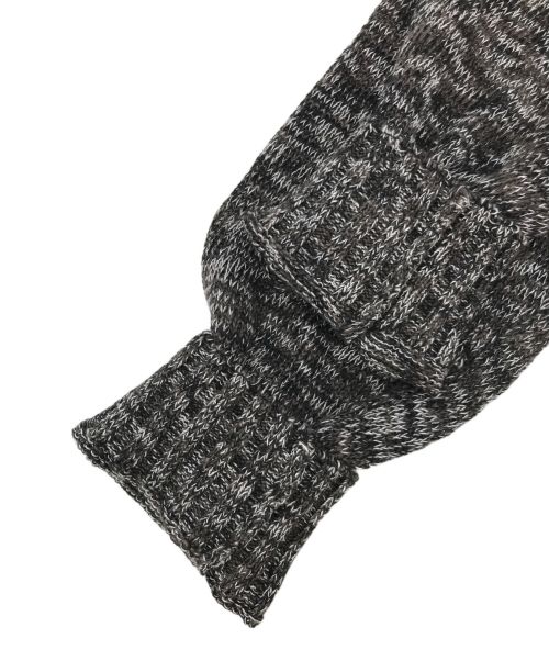 Settefili Cashmere（セッテフィーリ カシミア）Settefili Cashmere (セッテフィーリ カシミア) リネンブレンドカーディガン ブラック サイズ:44の古着・服飾アイテム