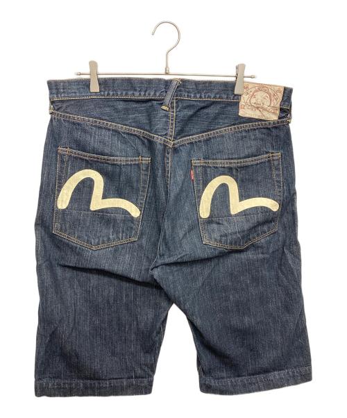 EVISU（エヴィス）EVISU (エビス) ハーフデニムパンツ インディゴ サイズ:ｗ36の古着・服飾アイテム