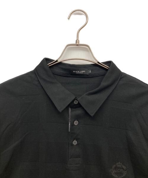 BLACK LABEL CRESTBRIDGE（ブラックレーベル クレストブリッジ）BLACK LABEL CRESTBRIDGE (ブラックレーベル クレストブリッジ) ポロシャツ ブラック サイズ:4Lの古着・服飾アイテム
