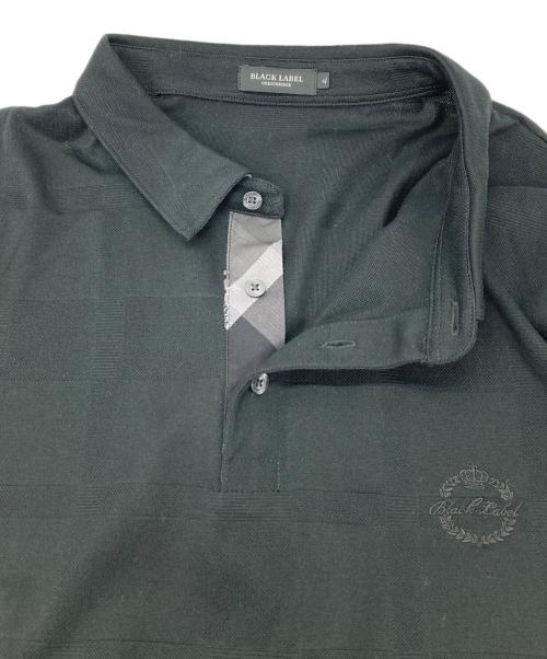 BLACK LABEL CRESTBRIDGE（ブラックレーベル クレストブリッジ）BLACK LABEL CRESTBRIDGE (ブラックレーベル クレストブリッジ) ポロシャツ ブラック サイズ:4Lの古着・服飾アイテム