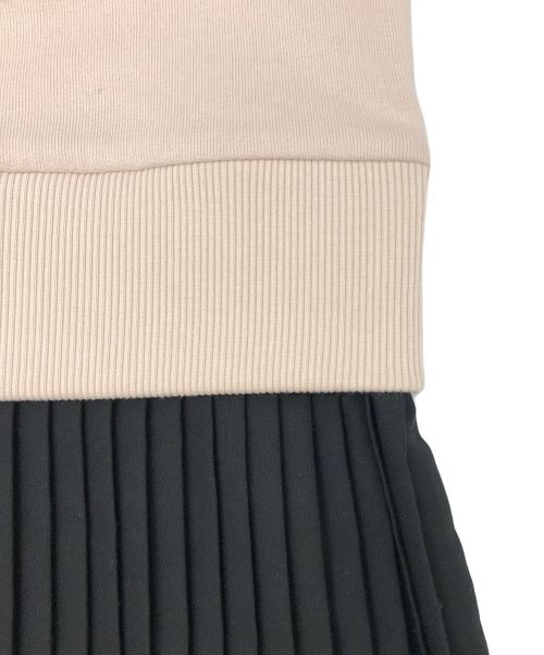 MM6（エムエムシックス）MM6 (エムエムシックス) ドッキングノースリーブワンピース ピンク サイズ:Sの古着・服飾アイテム