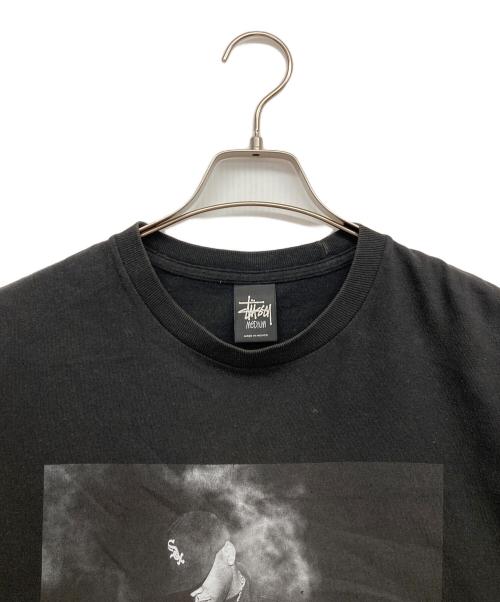 stussy（ステューシー）stussy (ステューシー) Lafayette (ラファイエット) JAY-Z フォトプリント Tシャツ ブラック サイズ:Mの古着・服飾アイテム