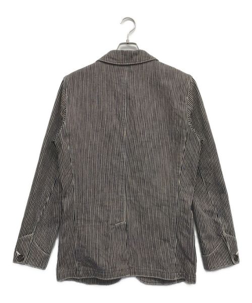 Ues（ウエス）UES (ウエス) ヒッコリーストライプテーラードジャケット インディゴ サイズ:2の古着・服飾アイテム