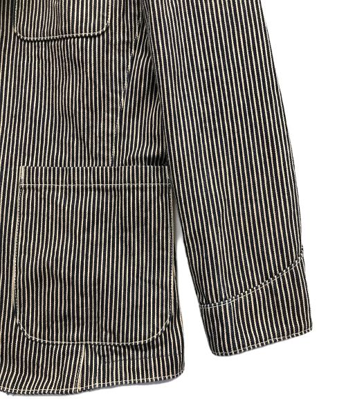 Ues（ウエス）UES (ウエス) ヒッコリーストライプテーラードジャケット インディゴ サイズ:2の古着・服飾アイテム