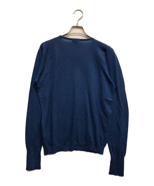 JOHN SMEDLEY（ジョンスメドレー）JOHN SMEDLEY (ジョンスメドレー) Vネックニット ブルー サイズ:XSの古着・服飾アイテム