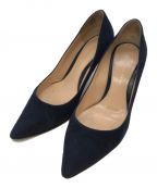 Gianvito Rossiジャンヴィト ロッシ）の古着「ヒールパンプス」｜ネイビー