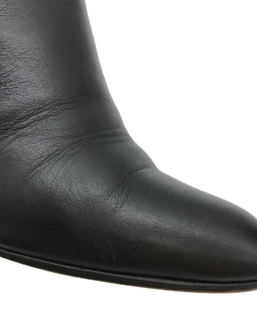 PELLICO（ペリーコ）PELLICO (ペリーコ) バックジップショートブーツ ブラック サイズ:36の古着・服飾アイテム