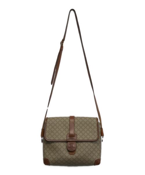 OLD CELINE（セリーヌ）OLD CELINE (セリーヌ) マガタム柄ショルダーバッグ ブラウンの古着・服飾アイテム