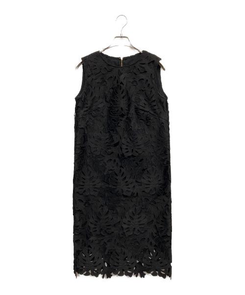 Pinky & Dianne（ピンキーアンドダイアン）Pinky & Dianne (ピンキーアンドダイアン) リーフレースワンピース ブラック サイズ:38の古着・服飾アイテム