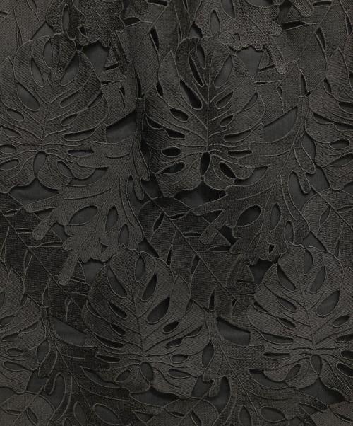 Pinky & Dianne（ピンキーアンドダイアン）Pinky & Dianne (ピンキーアンドダイアン) リーフレースワンピース ブラック サイズ:38の古着・服飾アイテム